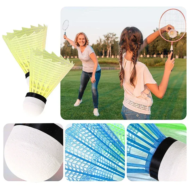 12 قطعة من كرات الريشة الطائرة - مراجعة Nylon Shuttlecock 12 وسعره
