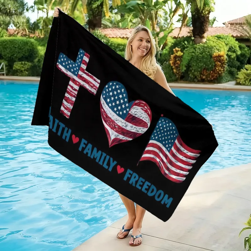 منشفة شاطئ أمريكان سبيريت فريد - مراجعة Towel Small Sport وسعره