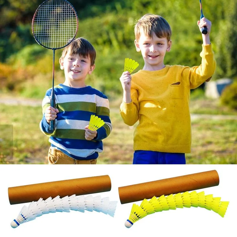 مجموعات كرة الريشة للفناء الخل - مراجعة Nylon Shuttlecock 12 وسعره