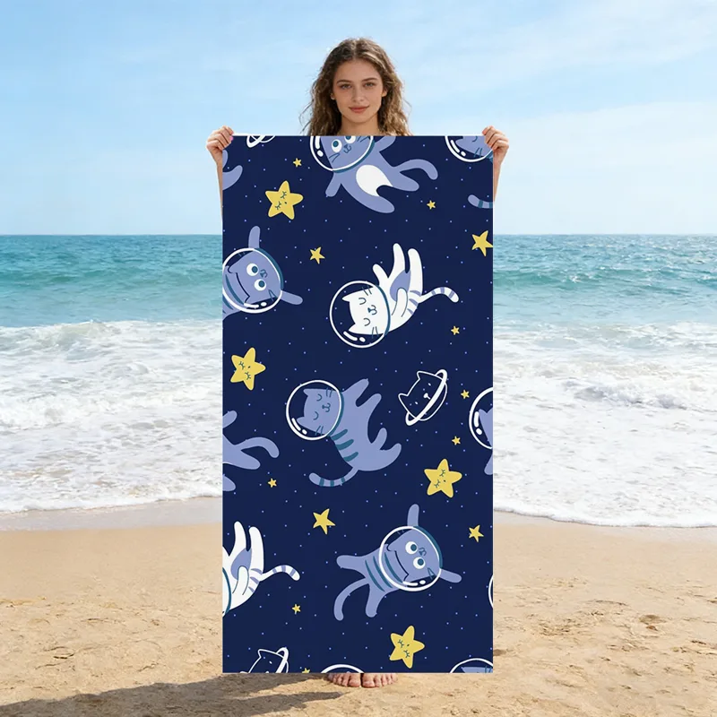 منشفة شاطئ سبيس كاتس سريعة الج - مراجعة Towel Small Sport وسعره