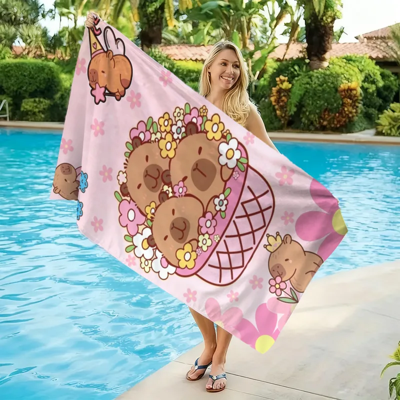 منشفة شاطئ كرتونية بتصميم الكا - مراجعة Towel Small Sport وسعره
