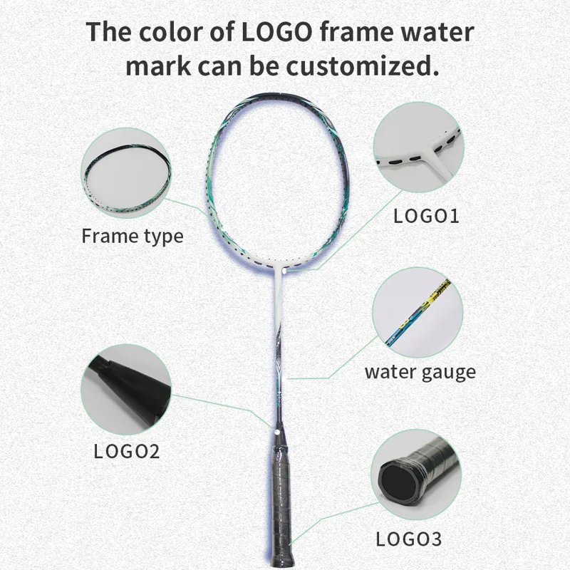مضرب تنس الريشة T46/T700 مصنوع - مراجعة Badminton Racket وسعره