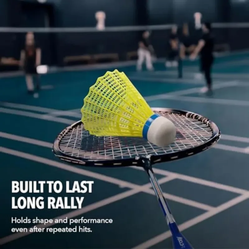ريشات بادمنتون من ريش الإوز، 1 - مراجعة Nylon Shuttlecock 12 وسعره