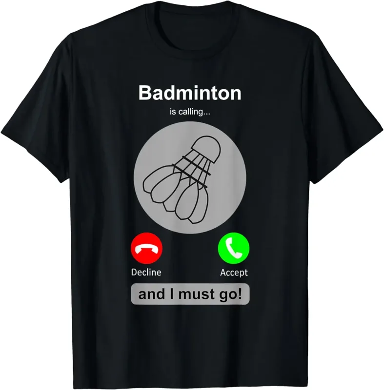 مضحك الريشة قميص الريشة الدعوة - مراجعة Badminton Quotes Funny وسعره