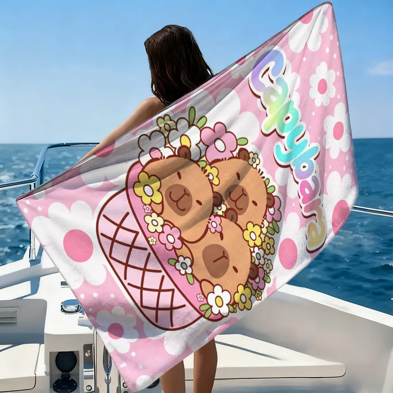 منشفة شاطئ كرتونية بتصميم الكا - مراجعة Towel Small Sport وسعره